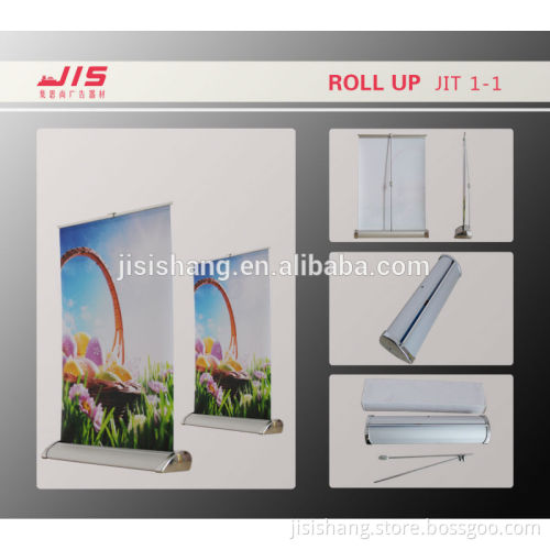 2015 Hot sale silver aluminum alloy mini table roll up display